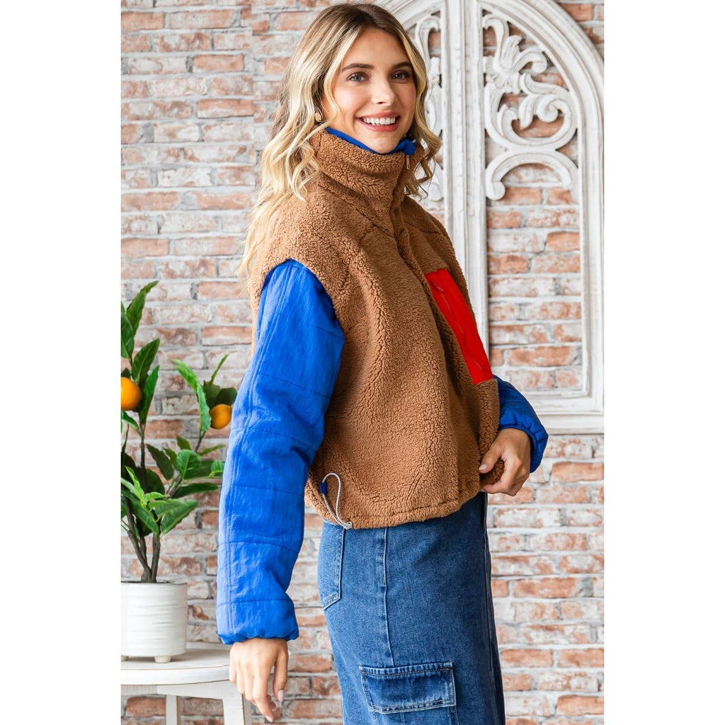 The Campfire Sherpa Pullover