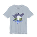 Moose Night Sky - Unisex T-Shirt