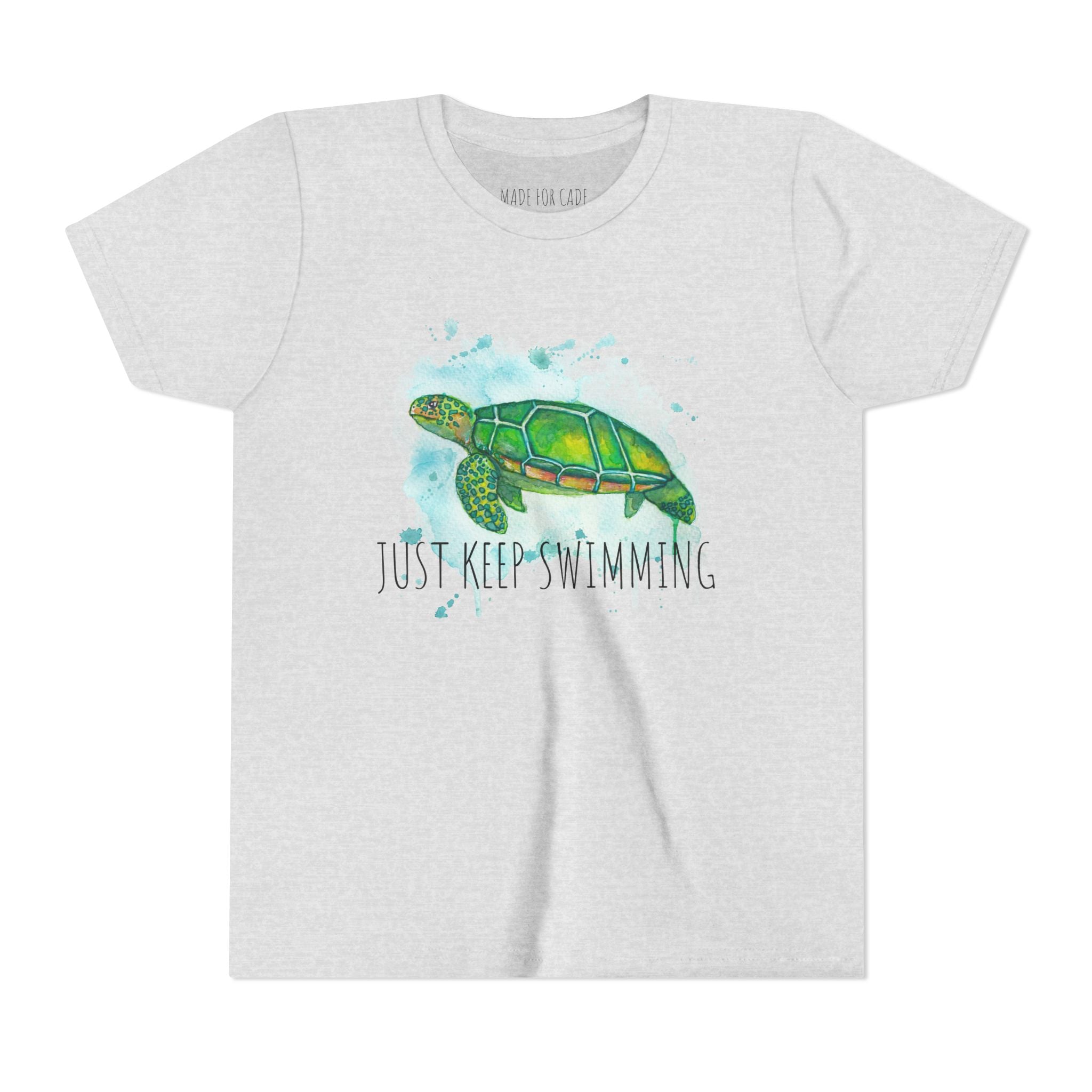 Just Keep Swimming Sea Turtle - Youth T-Shirt