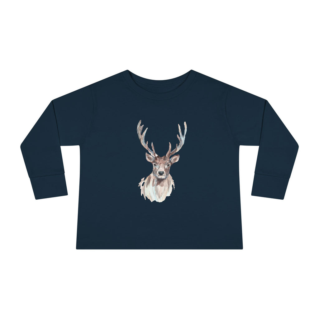Whimsical Forest Friends Toddler Long Sleeve Tee, Cute Kids Shirt, Toddler Graphic Tee, Gift for Little Ones, Animal Lover Shirt