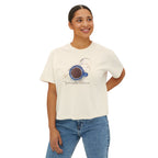 Powered by Caffeine -  Women' Boxy T-Shirt