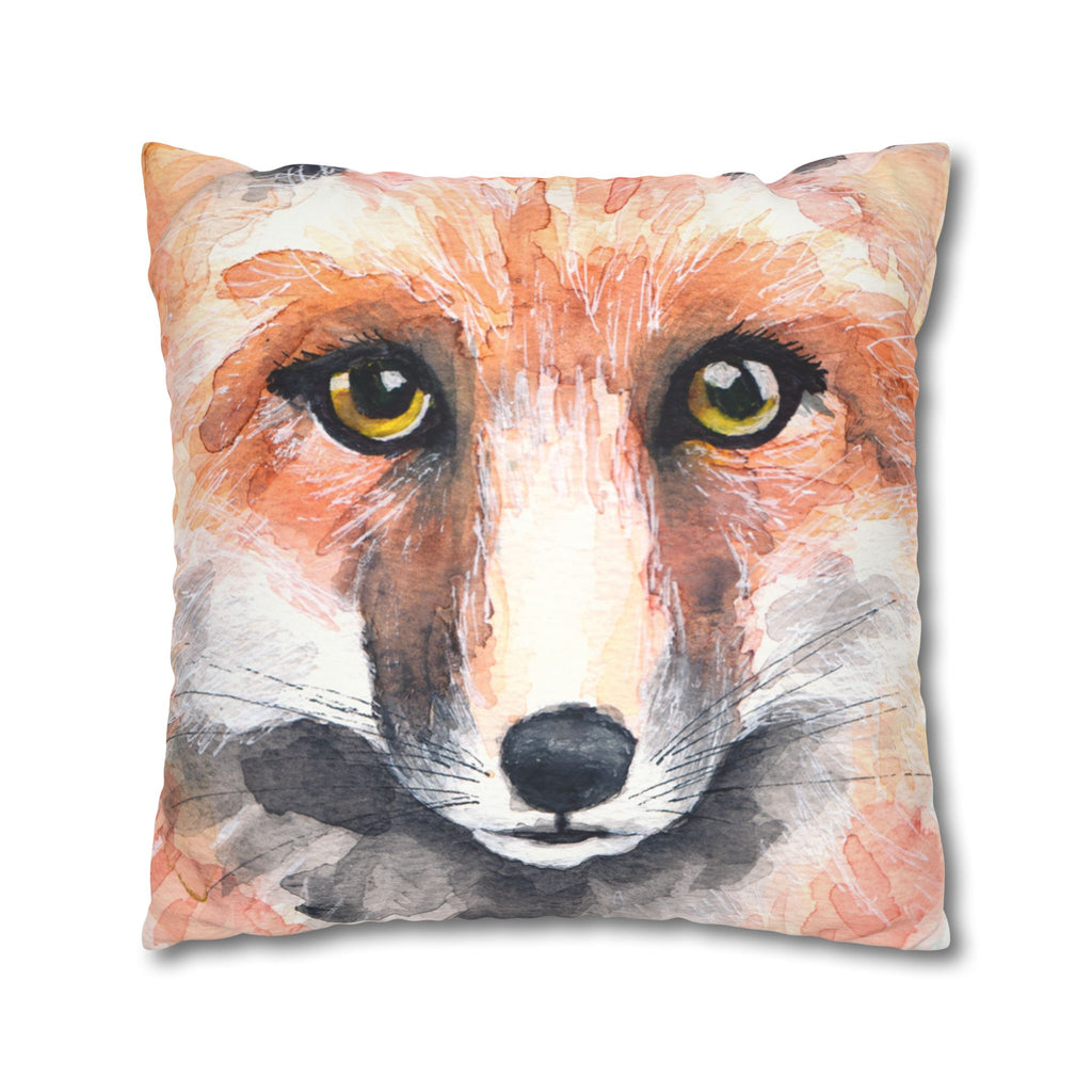 Fox Faux Suede Decorative Pillow - 20 x 20