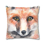 Adirondack Fox Bear Faux Suede Decorative Pillow - 20x20