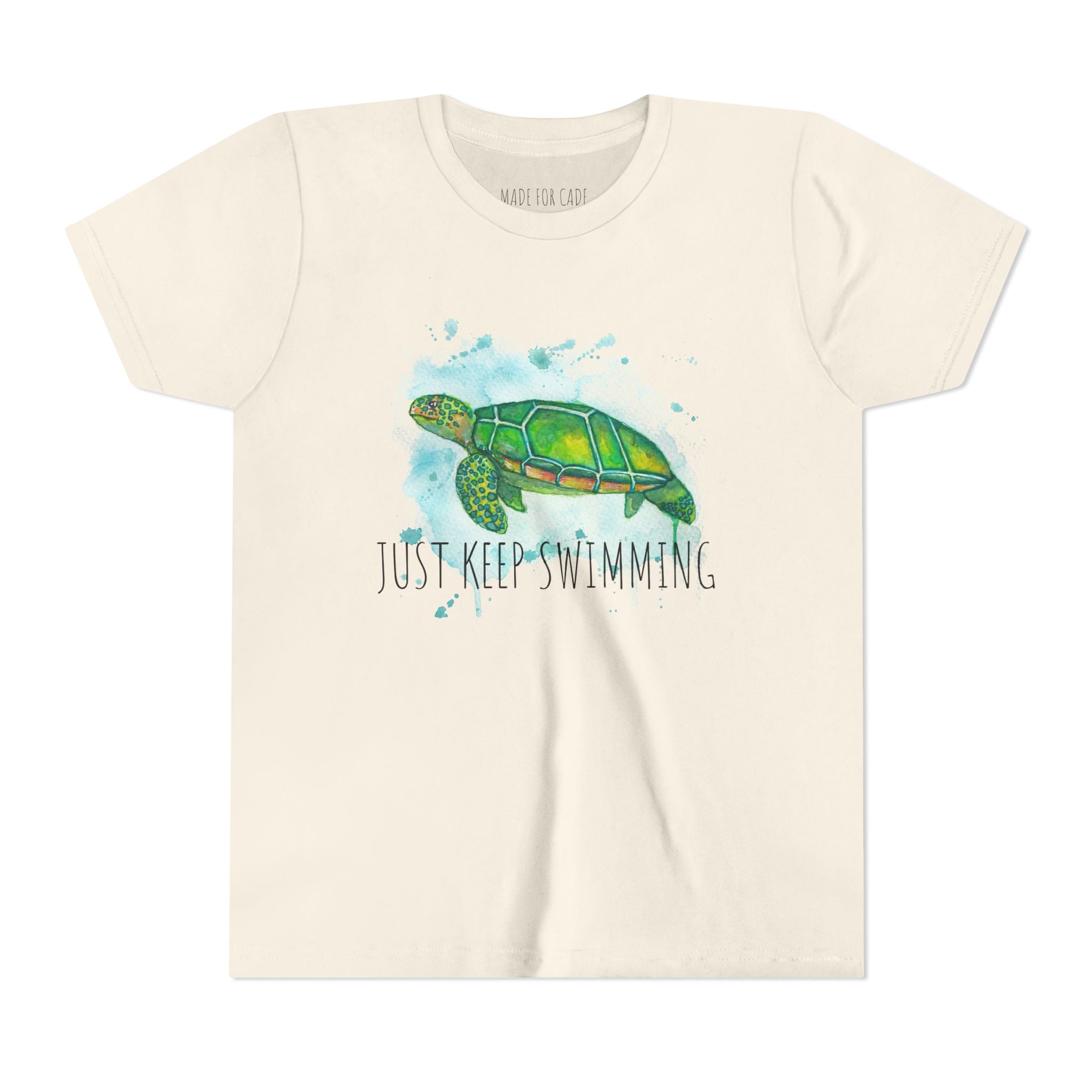 Just Keep Swimming Sea Turtle - Youth T-Shirt