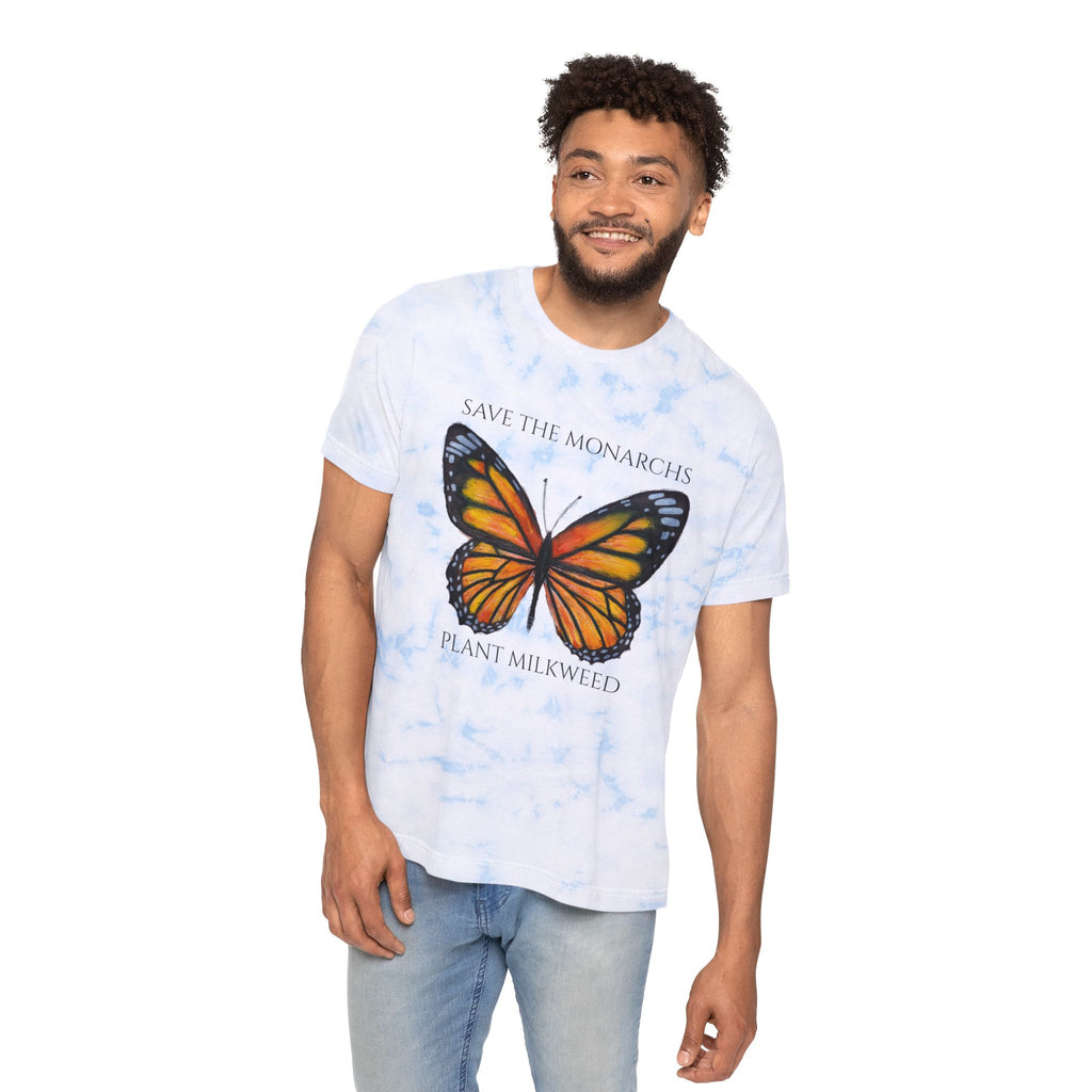 Monarch Butterfly Tie-Dyed Unisex T-Shirt