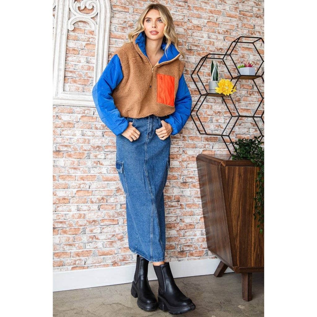The Campfire Sherpa Pullover