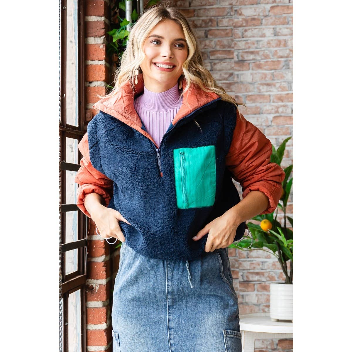 The Campfire Sherpa Pullover