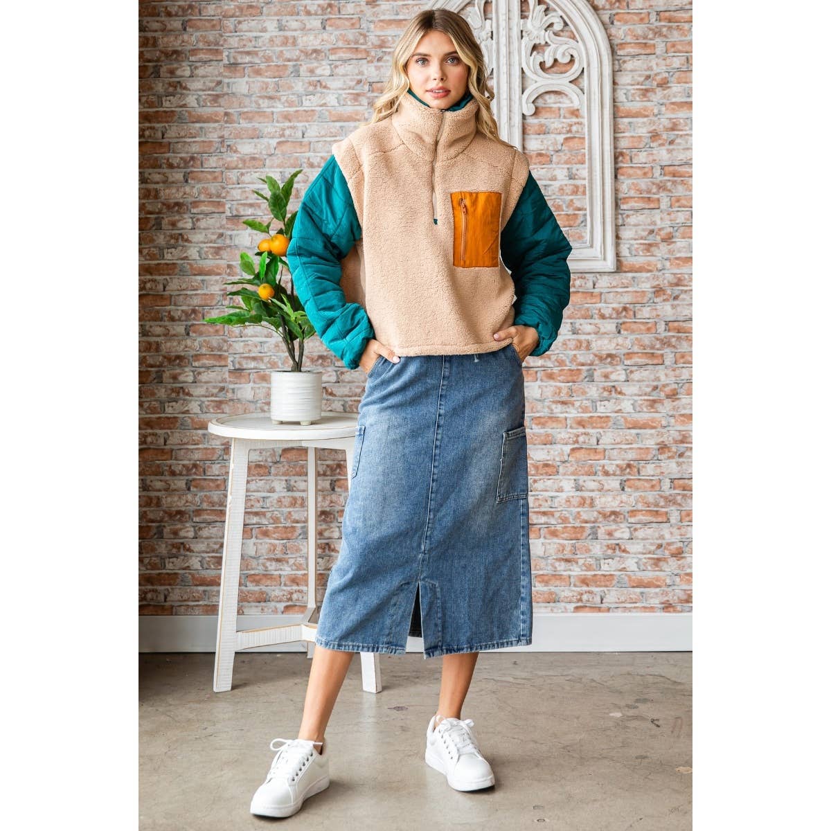 The Campfire Sherpa Pullover