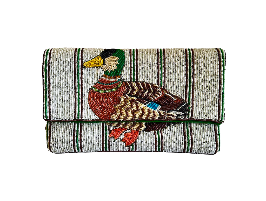 The “Just Ducky” Beaded Crossbody