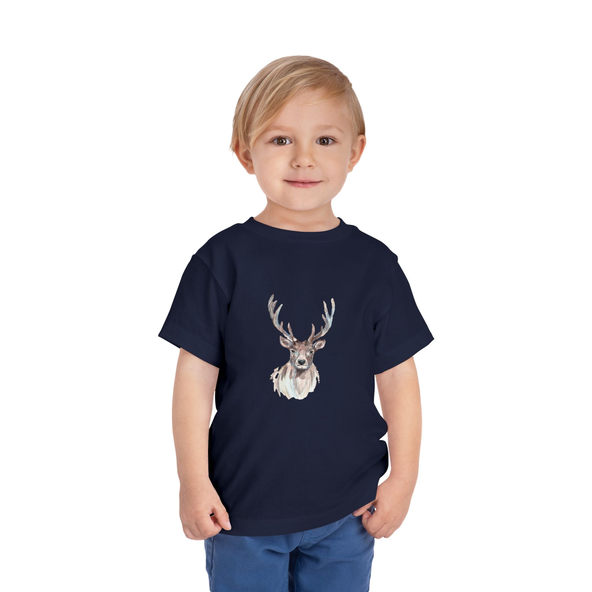Toddler Elk Design T-Shirt | Cute Kids Tee, Animal Shirt, Gifts for Kids, Birthday Outfits, Nature Lovers Apparel