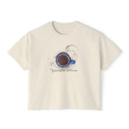 Powered by Caffeine -  Women' Boxy T-Shirt