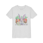 Kids' Fun Rabbit Tee - 'Lettuce Turnip the Beet' Funny Graphic T-Shirt