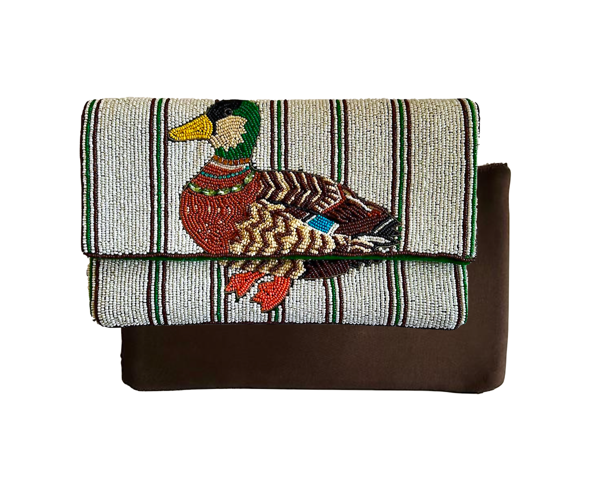 The “Just Ducky” Beaded Crossbody