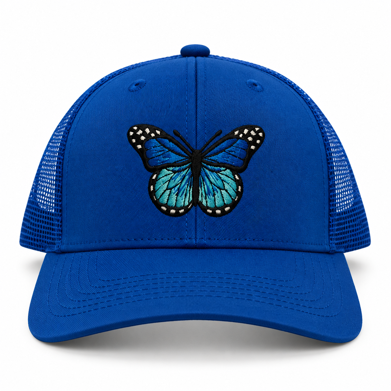 Blue Butterfly Youth Trucker Hat