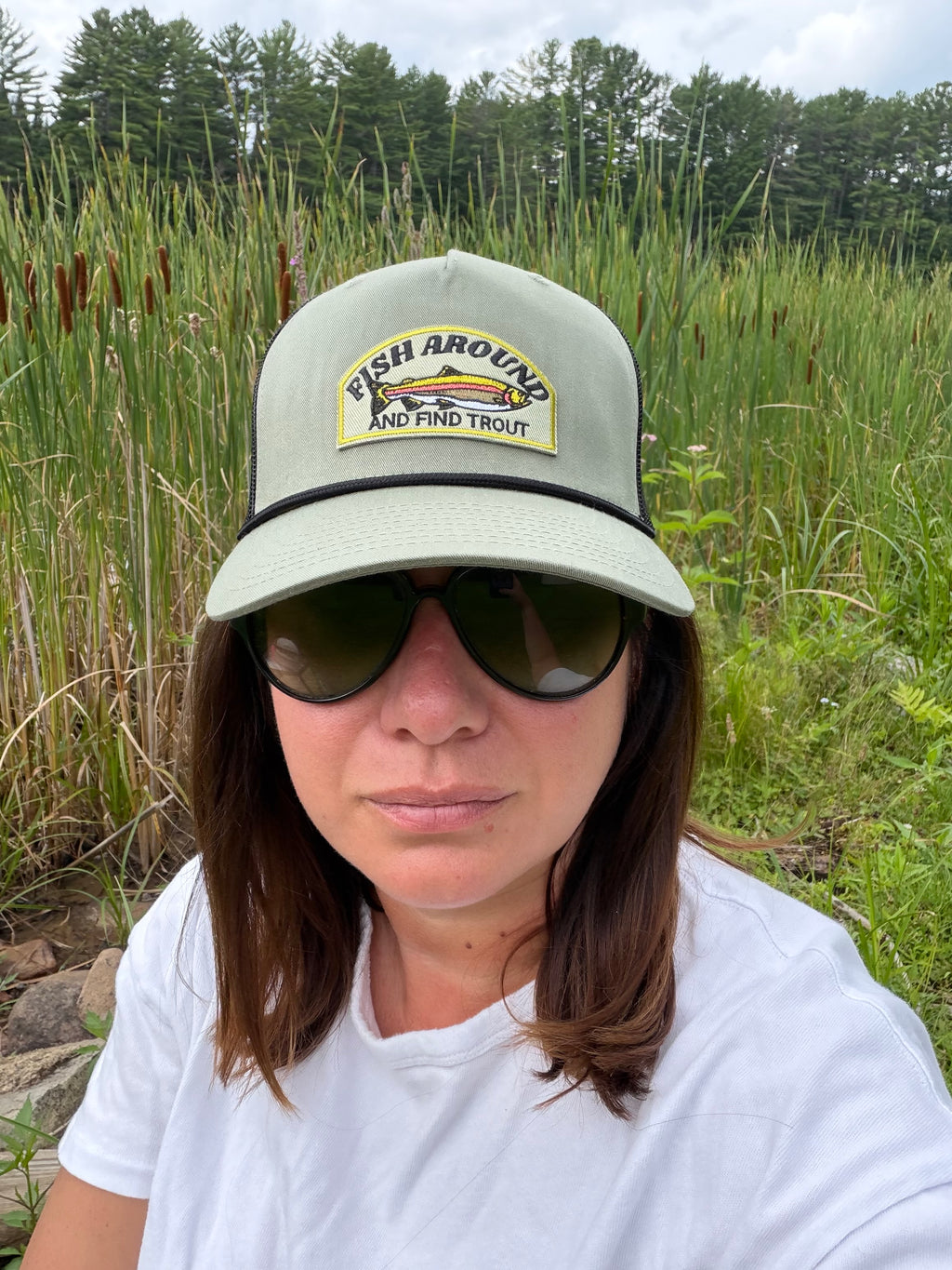 Fish Around Trucker Hat
