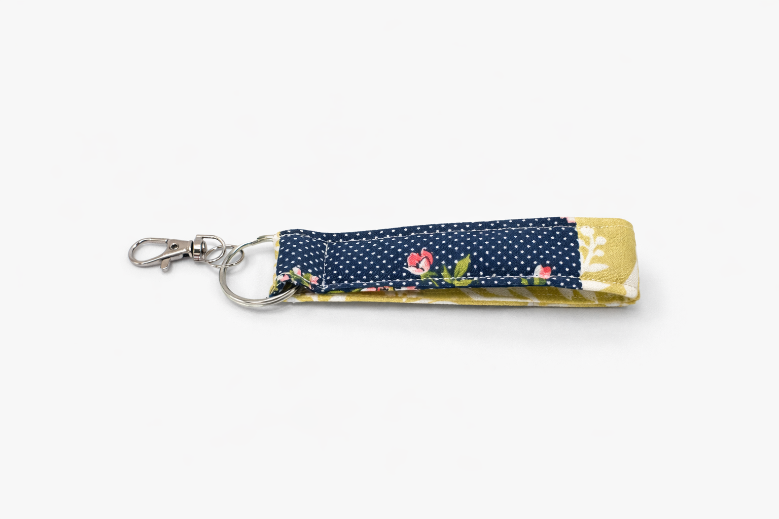 Handmade Reversible Keychain Wristlet