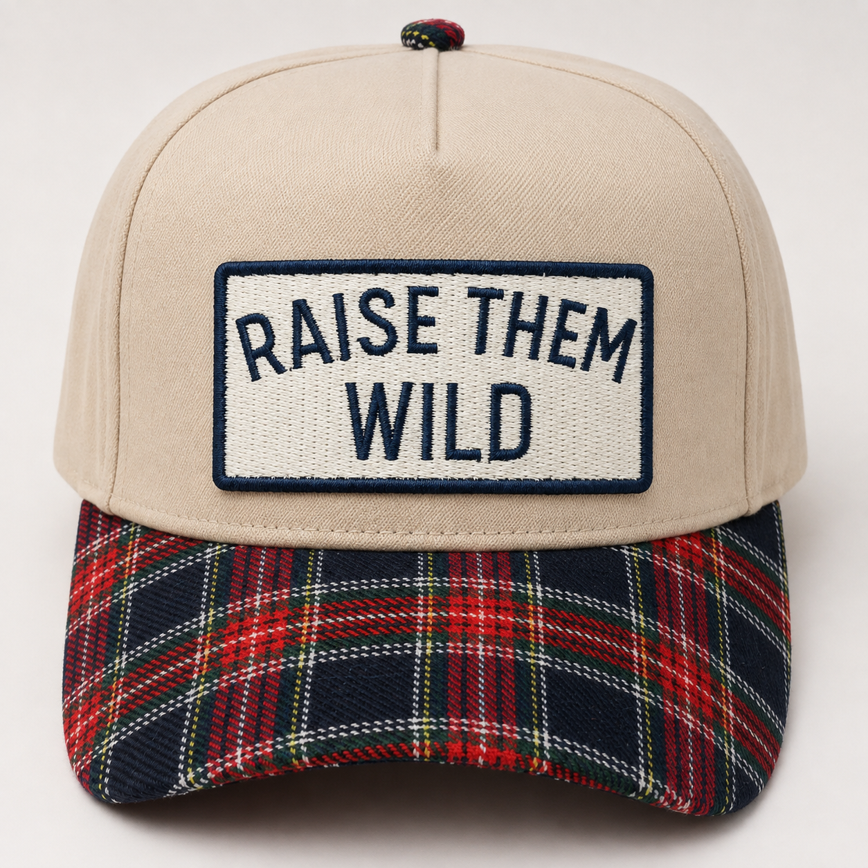Raise Them Wild Plaid Hat