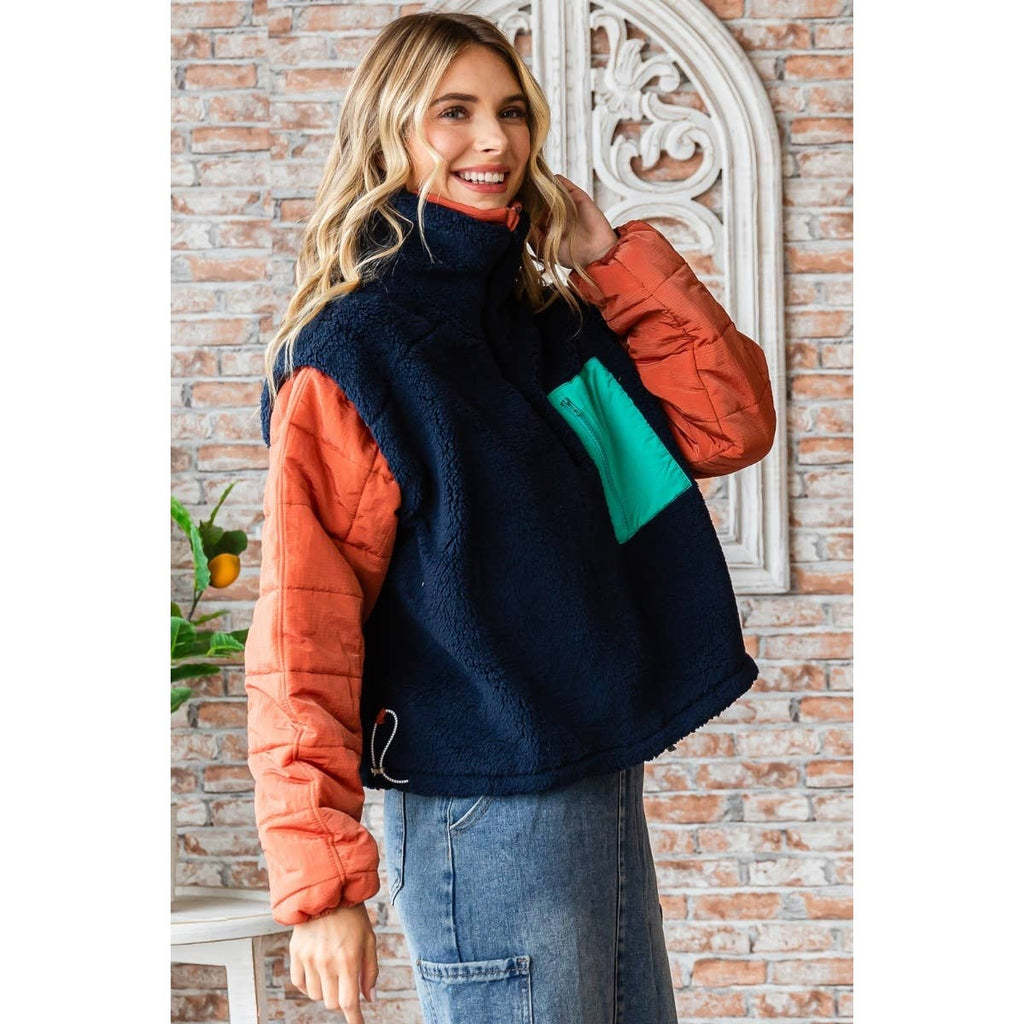 The Campfire Sherpa Pullover