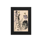 Wildflower, Bee & Leaf — 6×8 Art Print