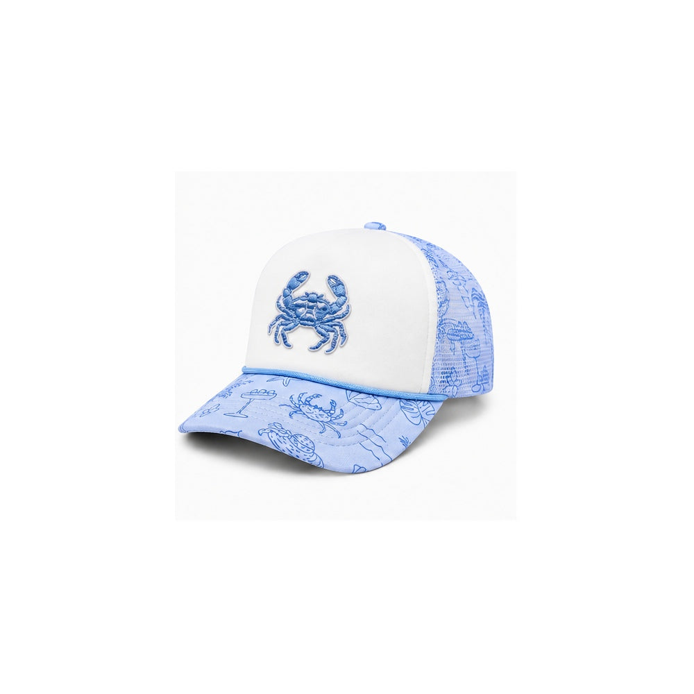 Blue Crab Trucker Hat