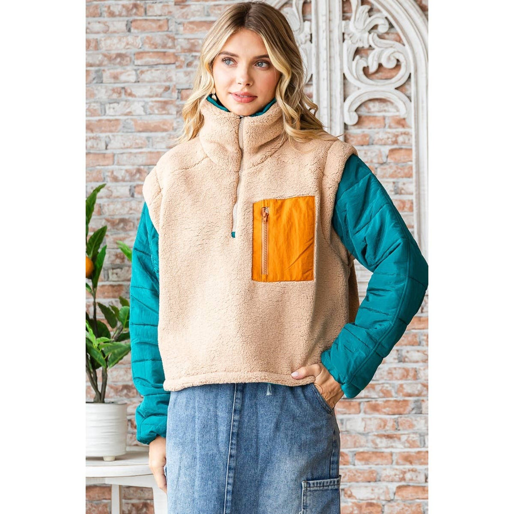 The Campfire Sherpa Pullover