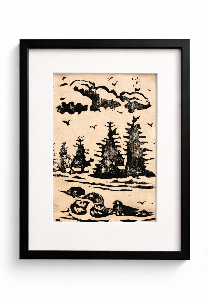 Loon Family - Print